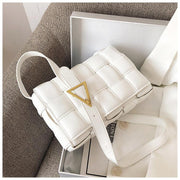 woven PU messenger bag, view 11 - MRSLM