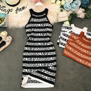 knitted letter dress, view 4 - MRSLM