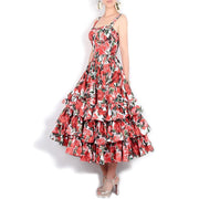 floral ball gown dress, view 2 - MRSLM