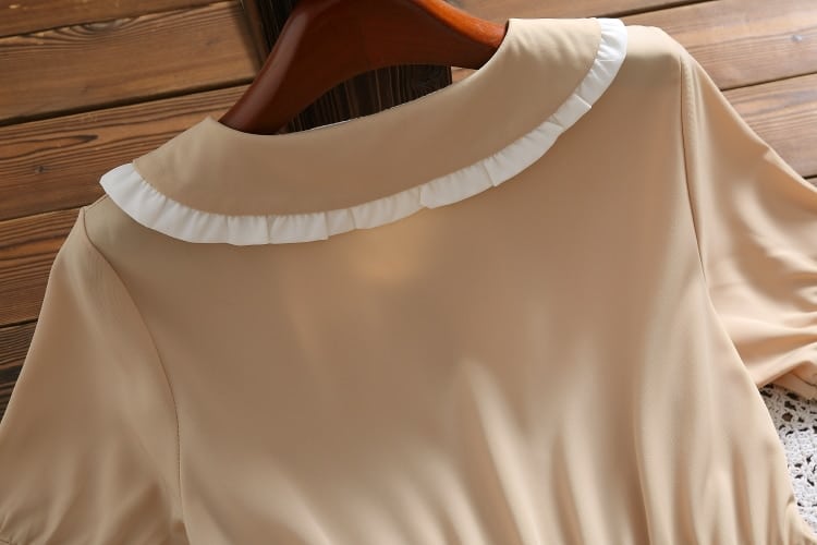 Women's cute style cotton midi dress, view 7 - MRSLM