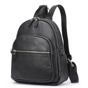 soft cowhide leather women's backpack, view 4 - MRSLM