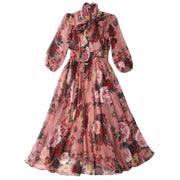 floral printed dress, view 6 - MRSLM