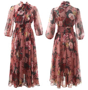 floral printed dress, view 7 - MRSLM