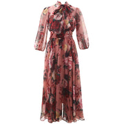floral printed dress, view 2 - MRSLM