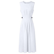 women's dress in white and black - MRSLM