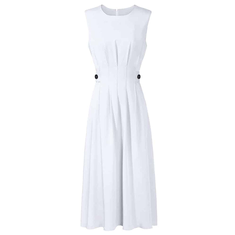 women's dress in white and black - MRSLM