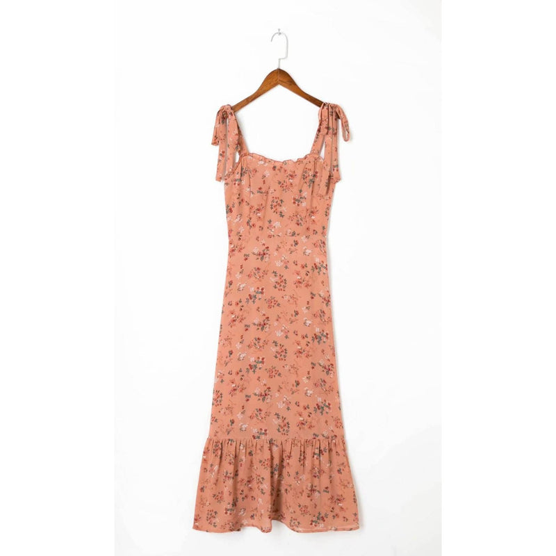 Women's Casual Ruffled Maxi Dress