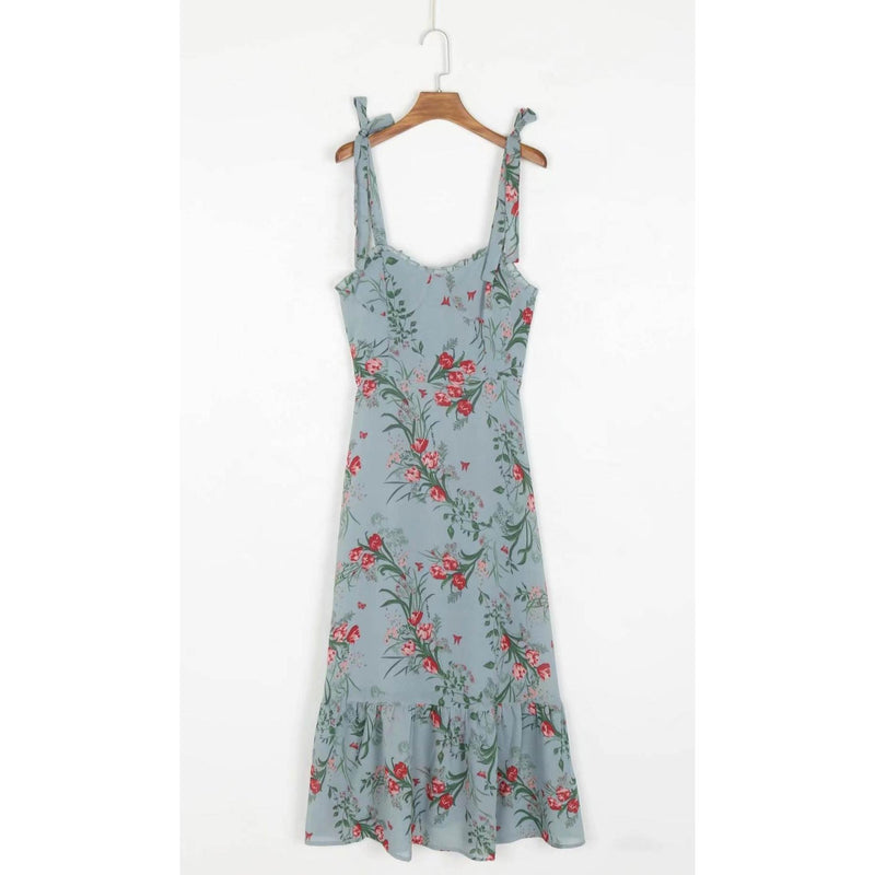 Women's Casual Ruffled Maxi Dress
