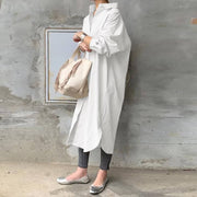 cotton polyester dress, view 2 - MRSLM