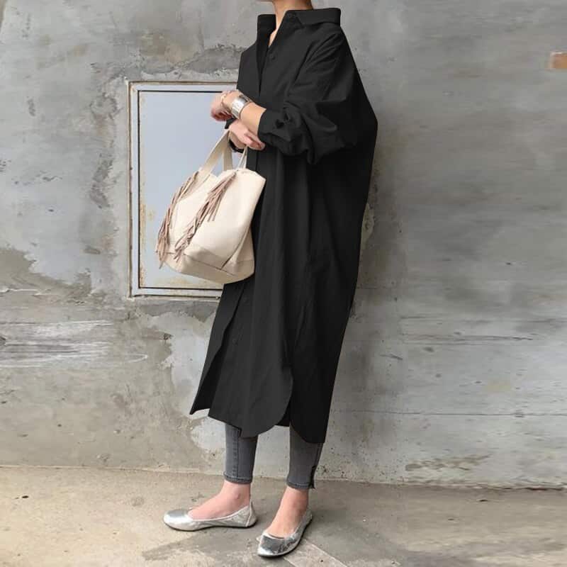 cotton polyester dress, view 5 - MRSLM