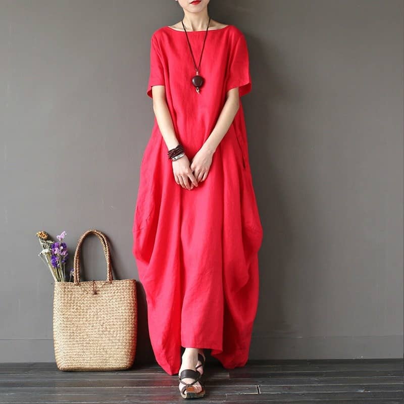 boho styled maxi dress, view 8 - MRSLM