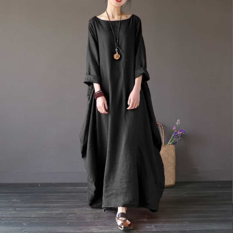 boho styled maxi dress, view 9 - MRSLM