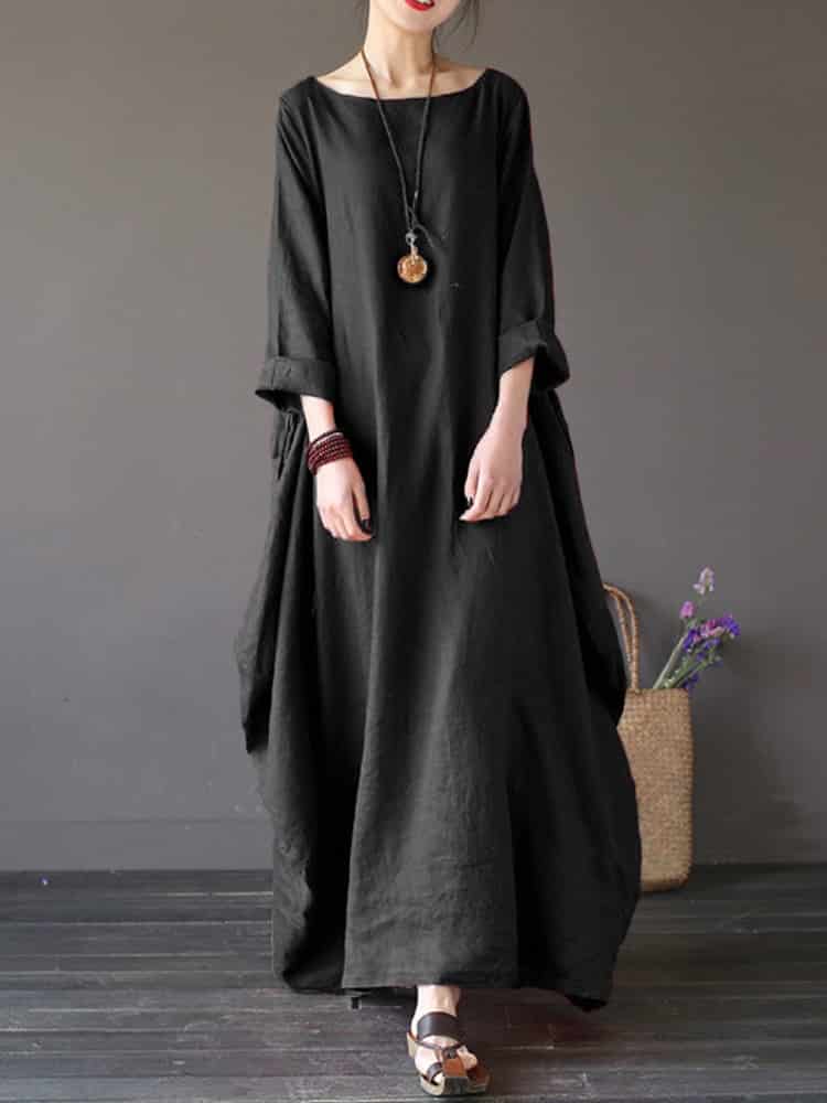 boho styled maxi dress, view 5 - MRSLM