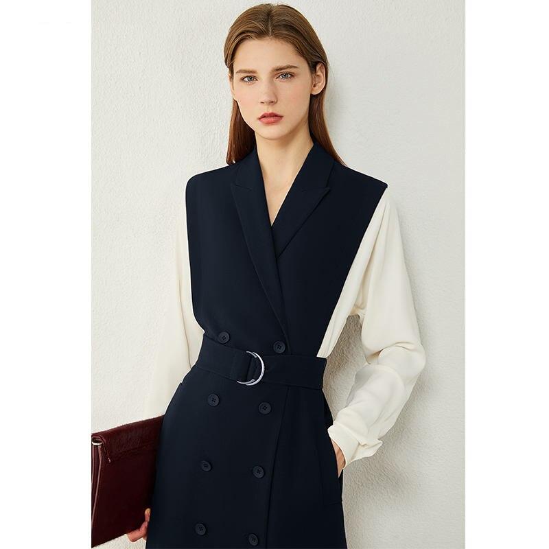 minimalism autumn dress, view 5 - MRSLM