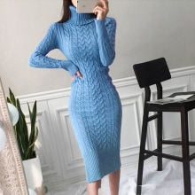 women's winter sweater dress - MRSLM