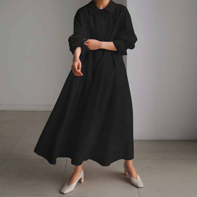 full length casual dress, view 4 - MRSLM
