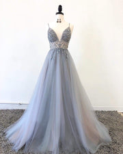 Elegant tulle prom gown - MRSLM