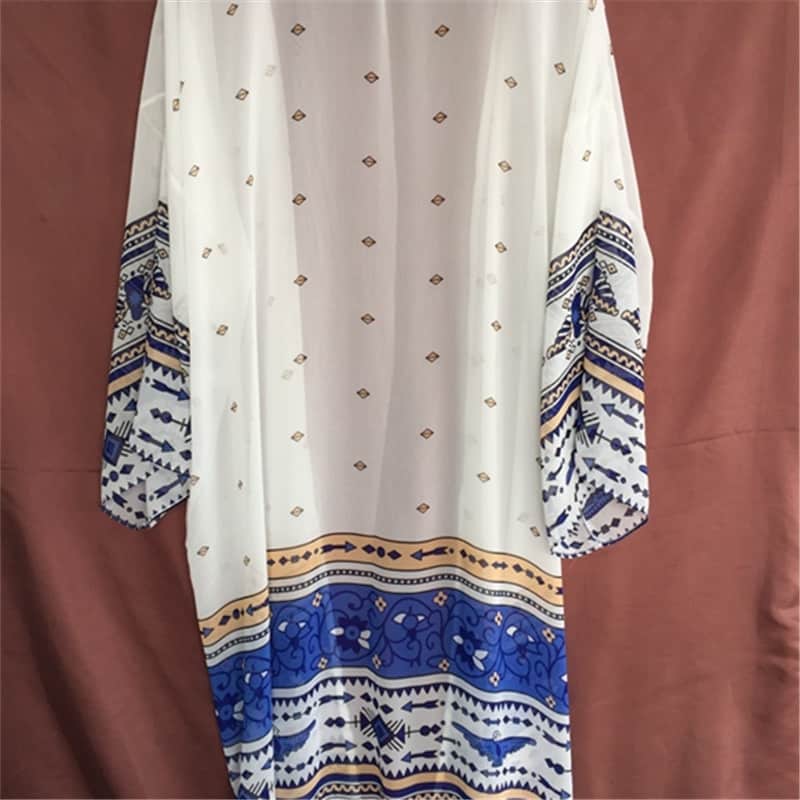women's boho style beach dress, view 4 - MRSLM