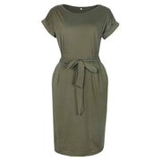 knee-length casual dress, view 10 - MRSLM