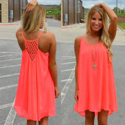 casual chiffon dress, view 4 - MRSLM