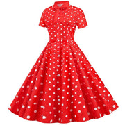 polka dot pin-up dress, view 12 - MRSLM
