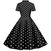 polka dot pin-up dress, view 10 - MRSLM