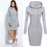 women's hooded warm dress, view 7 - MRSLM