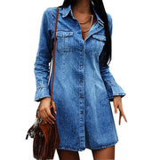 denim shirt dress - MRSLM