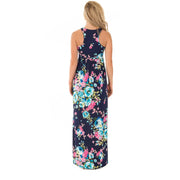 bohemian floral maxi dress, view 11 - MRSLM