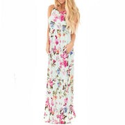 bohemian floral maxi dress, view 9 - MRSLM