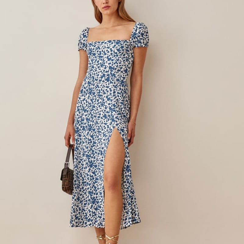 Square neck dress for women - MRSLM