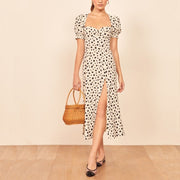 slim short sleeved casual dress - MRSLM