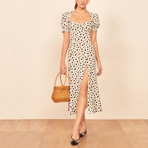 slim short sleeved casual dress - MRSLM