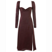 women's high waist elegant dress, view 7 - MRSLM