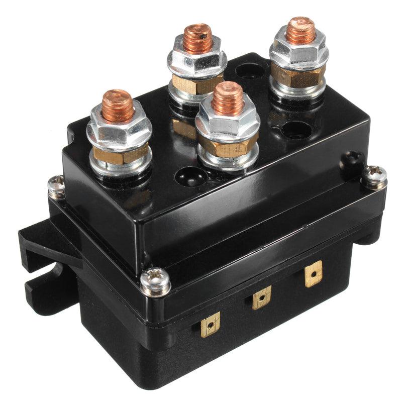 12V 500Amp HD Electric Capstan Contactor Winch Control Solenoid Twin Wireless Remote Recovery 4x4 - MRSLM