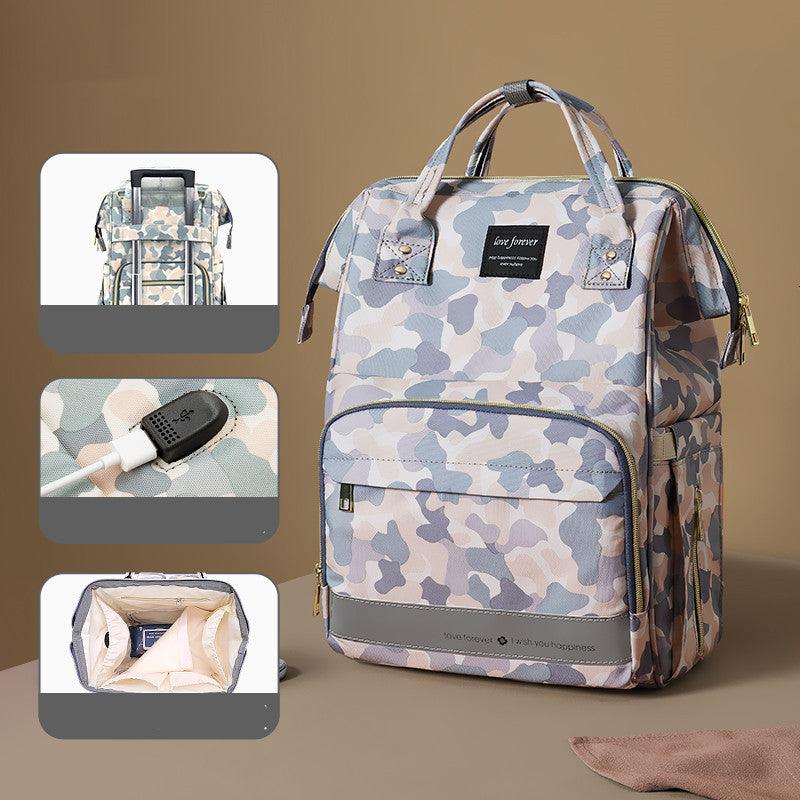 waterproof mommy backpack, view 11 - MRSLM
