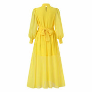 Women's maxi turtleneck dress, view 5 - MRSLM