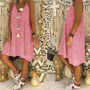 women's summer loose laced dress, view 7 - MRSLM