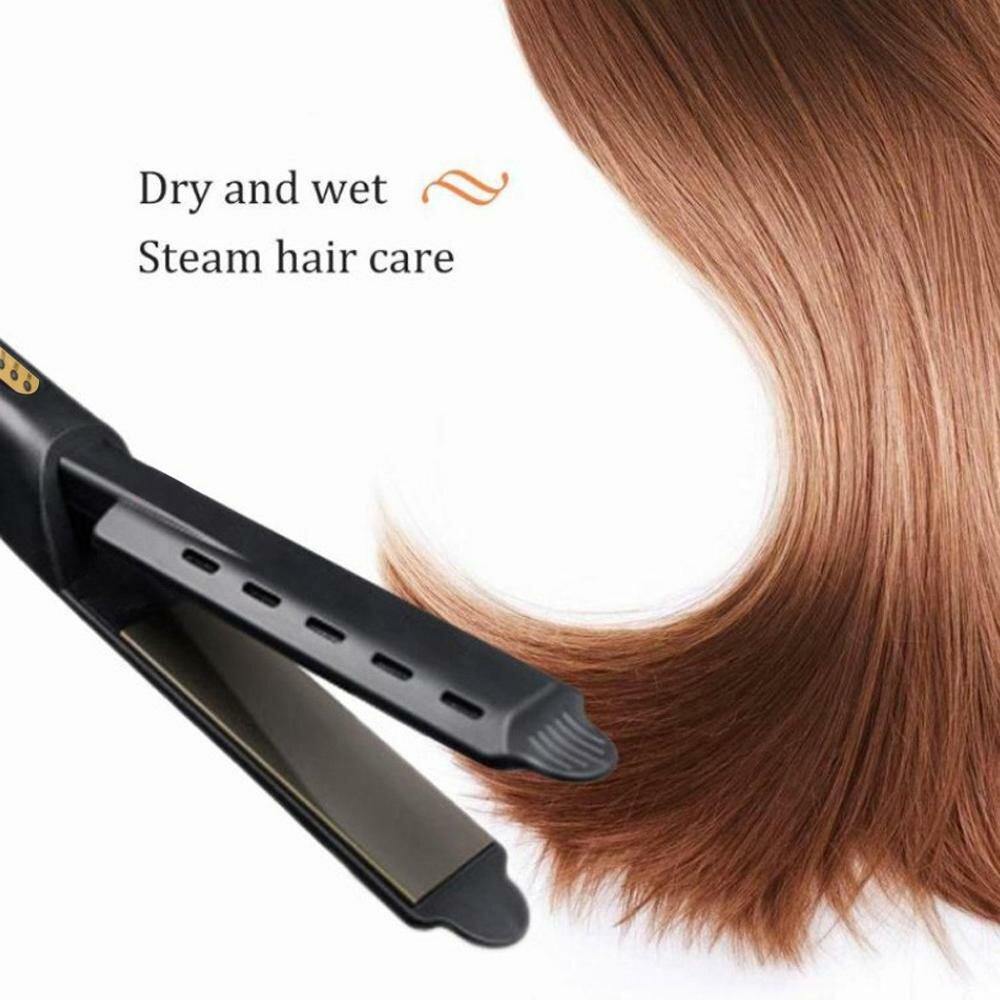 Hair Straightener Four-gear temperature adjustment Ceramic Tourmaline Ionic Flat Iron Curling iron Hair curler For Women hair - MRSLM