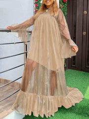 women's summer long dress, view 7 - MRSLM
