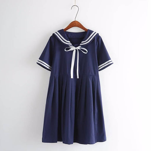 Cotton women's sailor dress - MRSLM