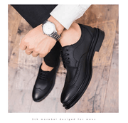 Men's brogue business shoes, view 13 - MRSLM