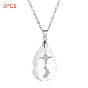 Drop pendant necklace, view 5 - MRSLM