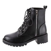 ladies vintage combat boots, view 2 - MRSLM