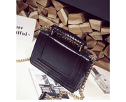 Blush Flora small square shoulder bag, view 5 - MRSLM