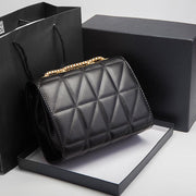 Women's Chain Lattice Shoulder Bag - MRSLM