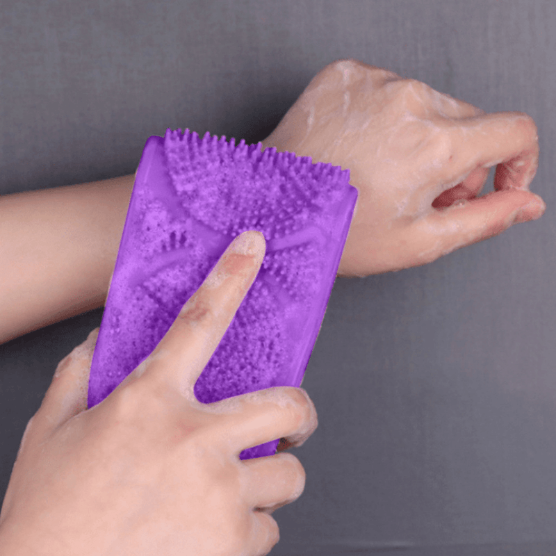 silicone back scrubber, view 8 - MRSLM