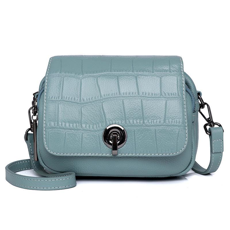 Korean solid color crossbody bag, view 9 - MRSLM
