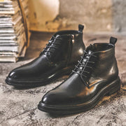 Men's pointed toe Martin boots, view 4 - MRSLM