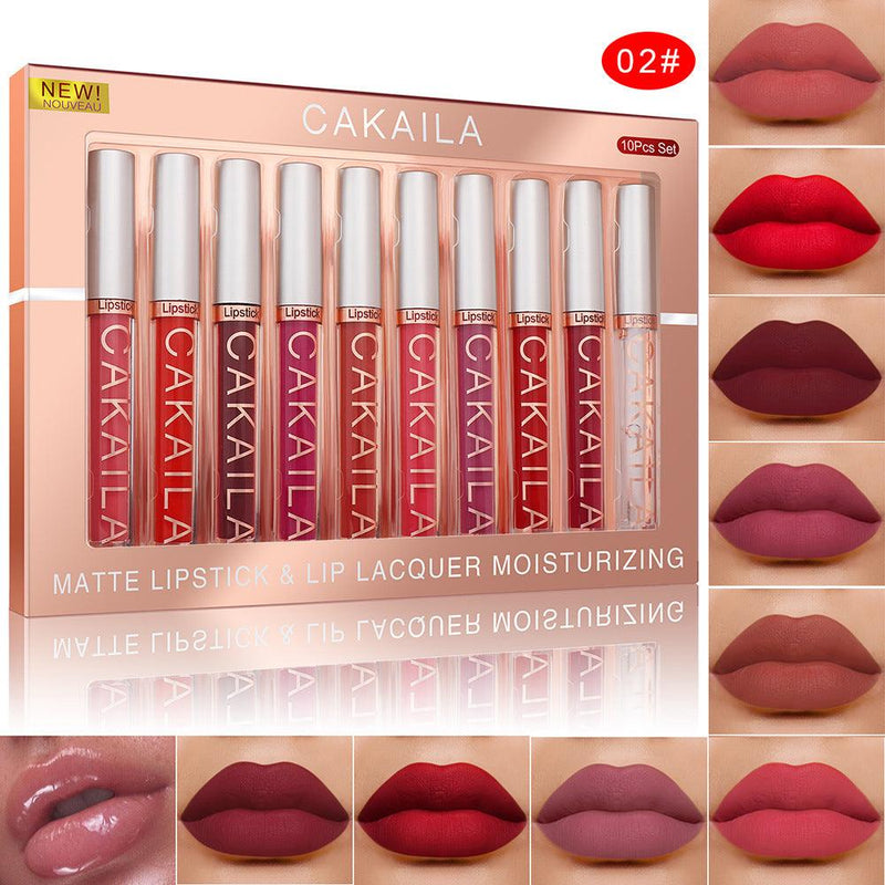 Matte lip gloss pack of 10, view 3 - MRSLM